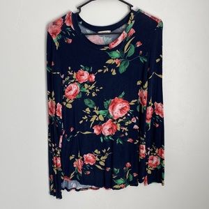 Long Sleeve Floral Shirt